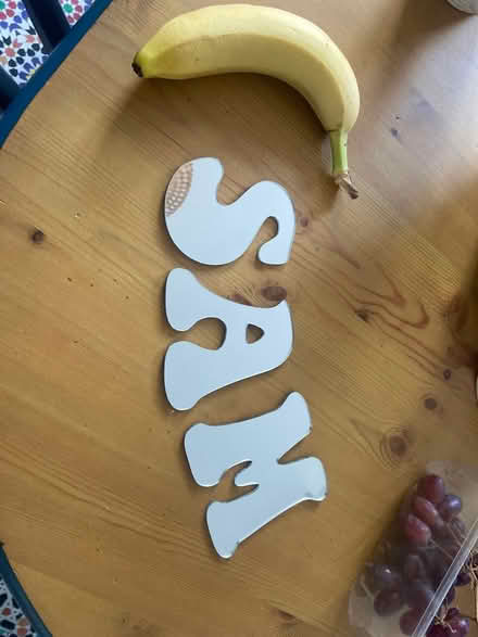 Photo of free Mirrored “Sam” letters (Salendine nook) #1