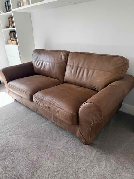 Photo of free Leather couch (Corner Lane, Leigh) #4