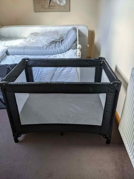 Photo of free Travel cot (Urmston M41) #1