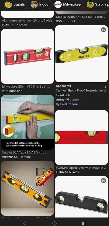 Photo of Small spirit level (Kemptown BN2) #1