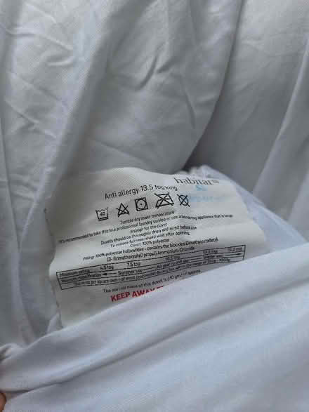 Photo of free King size 13.5 tog anti allergy duvet (Temple Mills E15) #1