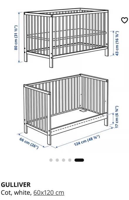 Photo of free Cot from IKEA baby crib (SM5) #1