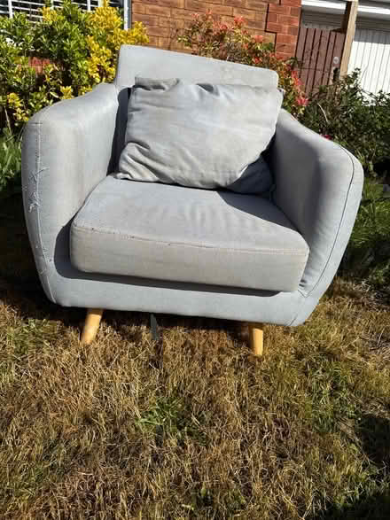 Photo of free Grey modern arm chairs (Bromsgrove, Hilltops B61) #3