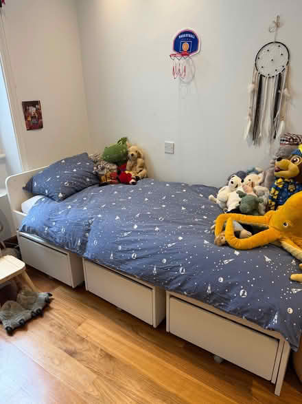 Photo of free Single bed from IKEA with mattress and draws (Earls Court SW5) #1