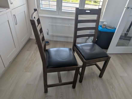 Photo of free Wooden dining chairs (Biggleswade SG18) #1