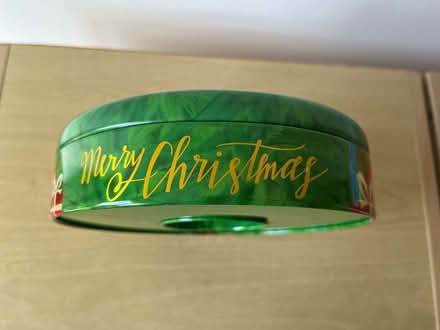 Photo of free Round, Christmas biscuit tin (Bramhall SK7) #2