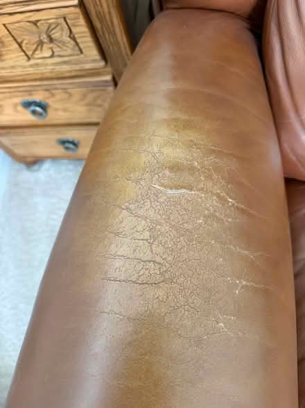 Photo of free 2 x Leather 2 Seater Reclining Sofas (Duffield DE56) #4