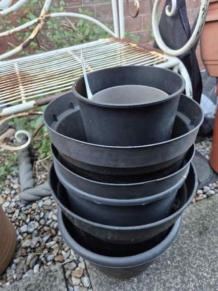 Photo of free Large plastic plant pots (Iffley Road OX4) #1