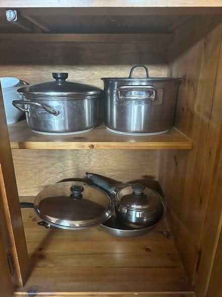 Photo of free Assorted Kitchenware - Plates, Cups, Bowls, Pots, Pans (Hulme Walfield CW12) #1