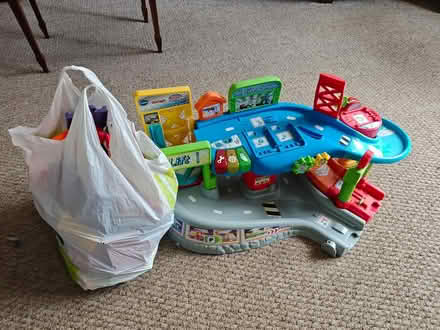 Photo of free TootToot Garage with cars and track (RG7, Reading) #1