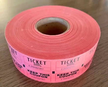 Photo of free Roll of drawing tickets (West San Jose) #1