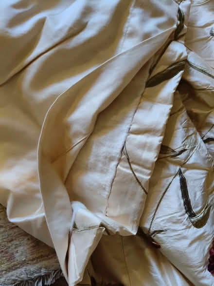 Photo of free Long heavyweight curtains patterned (Alcester Lanes End B14) #3