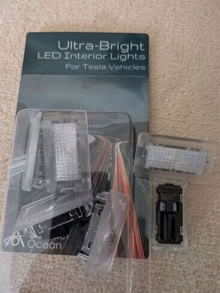 Photo of free Six 2018 Tesla Model 3 puddle lights #1