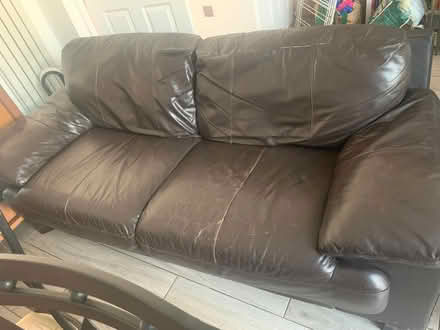 Photo of free Gorgeous dark chocolate brown couch (Chiswick W3) #2