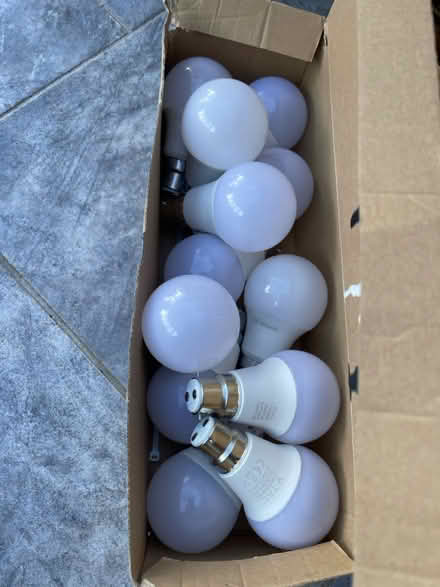 Photo of free 12 Almost New BC Lightbulbs (YO8) #2