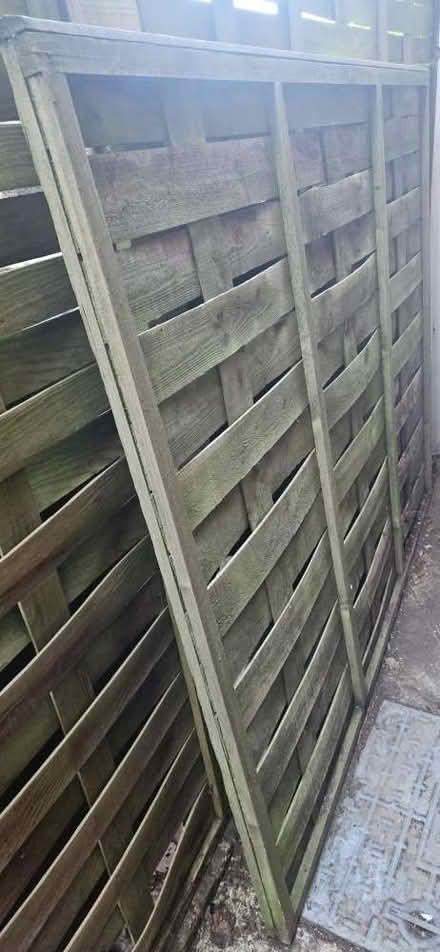Photo of free Woven wooden fence panel 5 feet tall by 6 feet wide (Elmstead BR7) #1