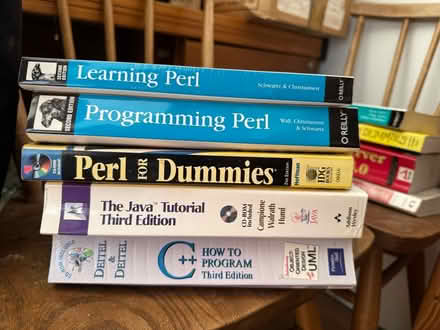 Photo of free Perl, Java and C++ books (Gleneagles area, Wboro NN8) #1