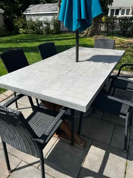 Photo of free Outdoor table & chairs (Scotch Plains, NJ) #1