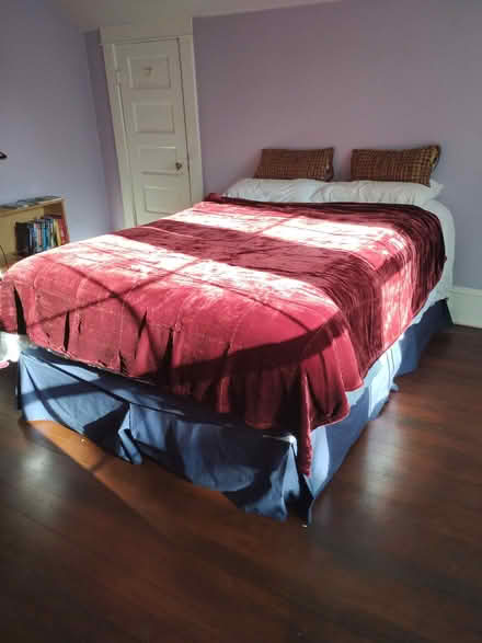 Photo of free Queen Bed, Complete: Great mattress (Wallingford (Good Shepherd)) #1