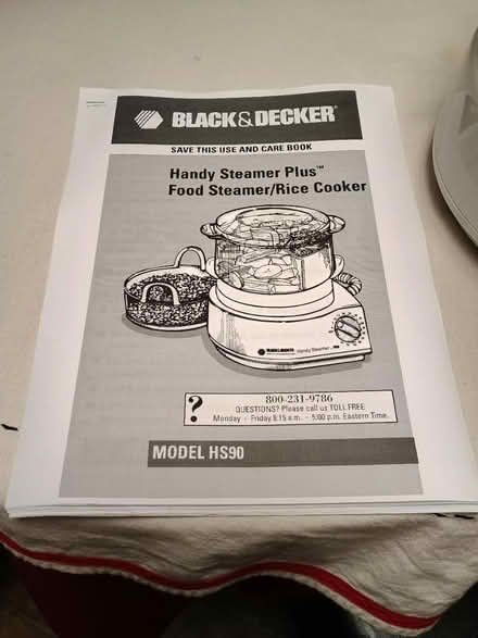 Photo of free Black & Decker Handy Steamer Plus (Charlottesville, Near Pen Park) #2