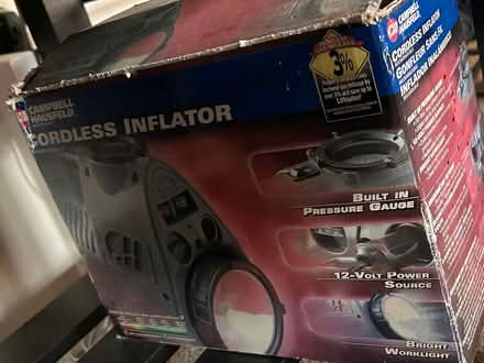 Photo of free Cordless Tire inflator (Near Main Street Laurel Md) #1