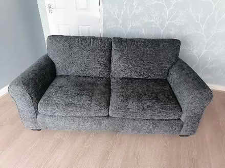 Photo of free Two Seater Bed Settee in Grey (East Orchard SP7) #1