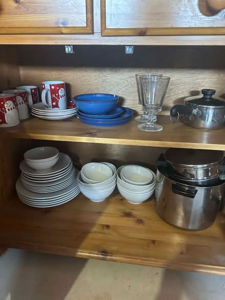 Photo of free Assorted Kitchenware - Plates, Cups, Bowls, Pots, Pans (Hulme Walfield CW12) #2