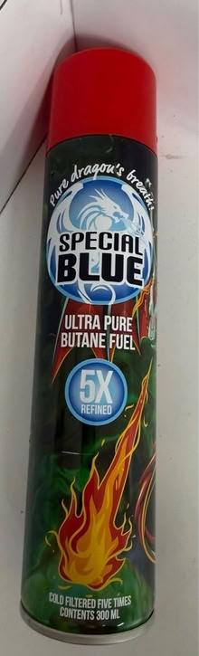 Photo of free Special Blue Butane Fuel, 8 oz (1075 Valencia Avenue) #2