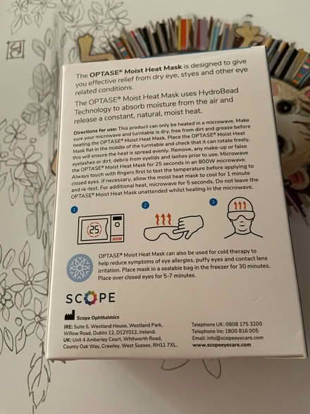 Photo of free Eyes heat mask (Stanton Harcourt OX29) #2