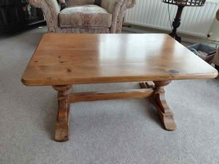 Photo of free Pine coffee table (Allington NG32) #1