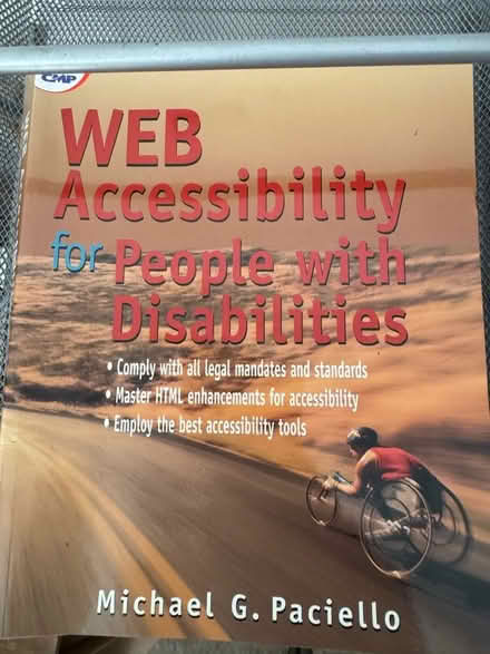 Photo of free Web accessibility design book (Gleneagles area, Wboro NN8) #1