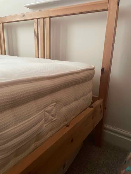 Photo of free Double mattress and bed frame (Farnley LS12) #3