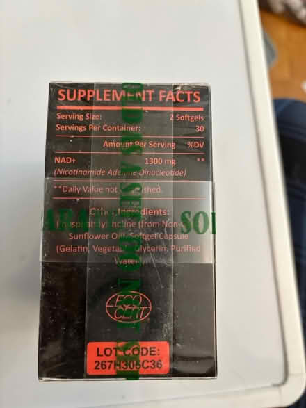 Photo of free Optimized NAD+ dietary supp (Simsbury) #4