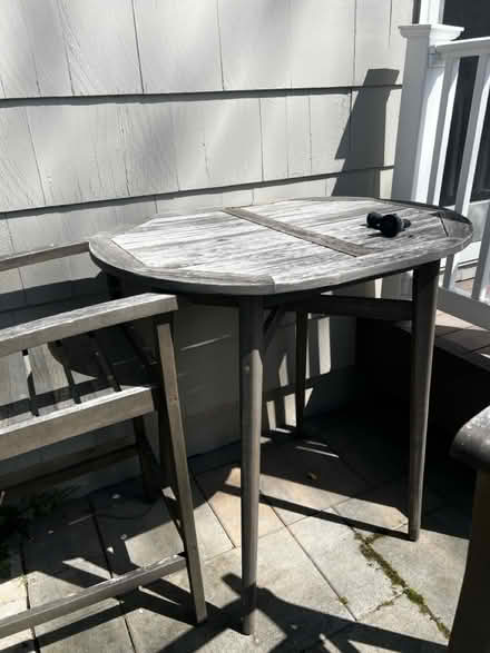 Photo of free Outdoor wood table (Scotch Plains, NJ) #2