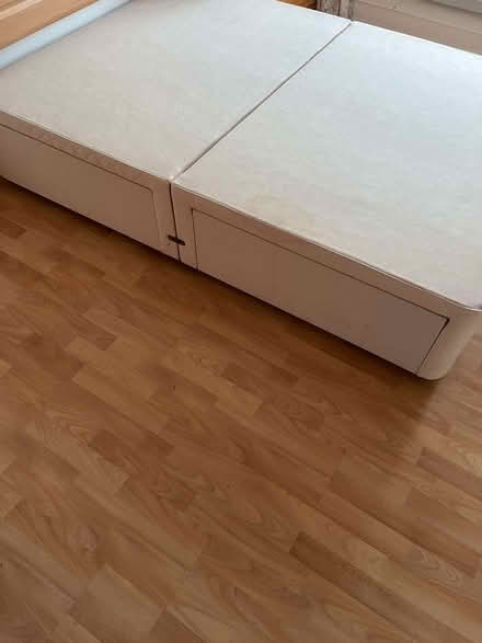 Photo of free Double divan bed base with 4 drawers and headboard (Willesden Green NW2) #2