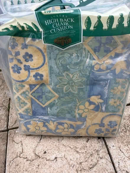 Photo of free Set of outdoor chair cushions (Old Basing RG24) #1
