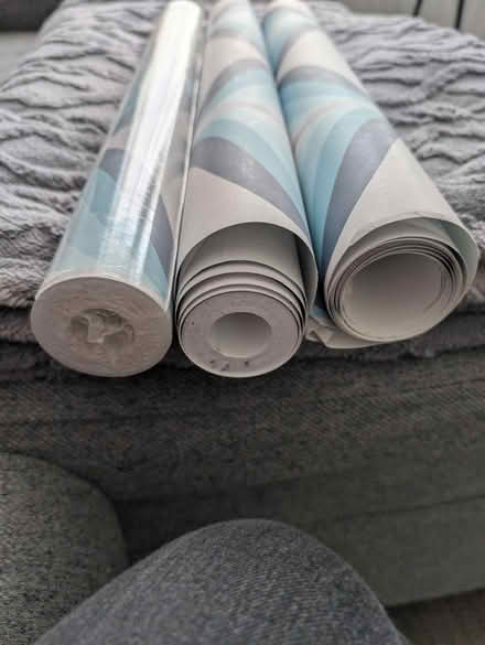 Photo of free Geometric wallpaper X2 rolls (Mitcham CR4) #3