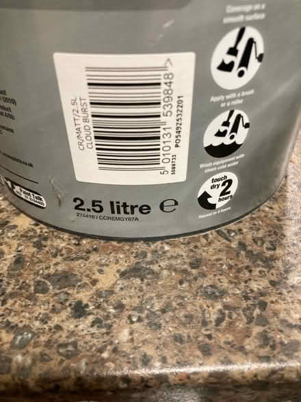 Photo of free Matt emulsion paint, around 2L (Corstorphine EH12) #3