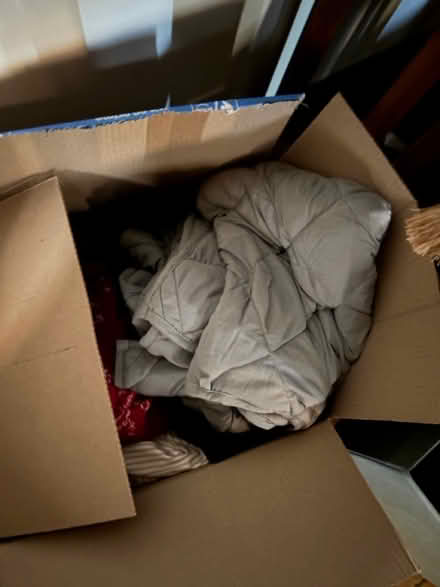 Photo of free Grey weighted blanket (Spartan keyes) #1