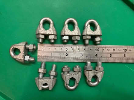 Photo of free Wire Rope Grips Clamps U Bolts (E & C (near tube) SE11) #1