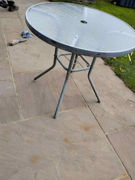 Photo of free Circular Glass Table (Chester le Street DH2) #2