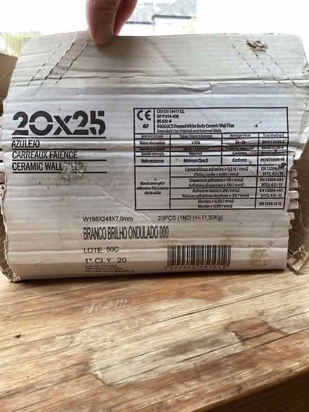 Photo of free White ceramic walls tiles (Windermere) #2