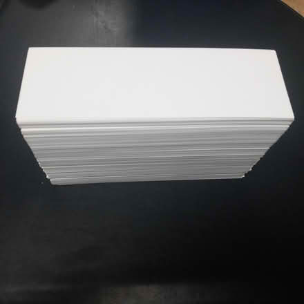 Photo of free About 300 clean new white cards (Watford WD24) #1