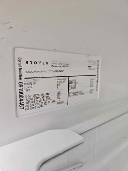 Photo of free Fridge freezer (Fairmuir DD3) #3