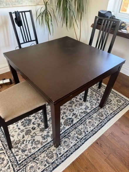 Photo of free IKEA Table 90cm x 90cm (Ham) #2