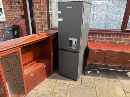 Photo of free Fridge and cabinets (Kingstading B44) #2