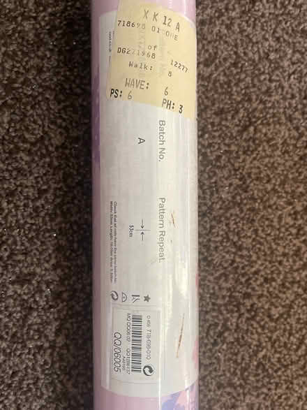 Photo of free One roll of wall paper (SM6) #2