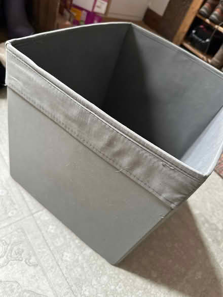 Photo of free IKEA grey fabric boxes for Kallax (Middleton DE4) #1