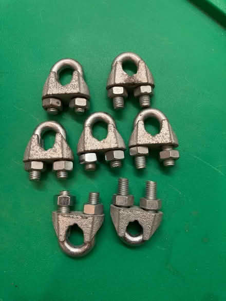 Photo of free Wire Rope Grips Clamps U Bolts (E & C (near tube) SE11) #2