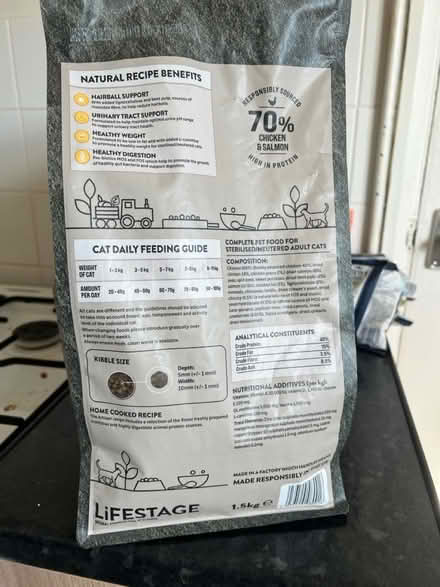 Photo of free Adult cat dry food chicken (TN15 8DS) #3